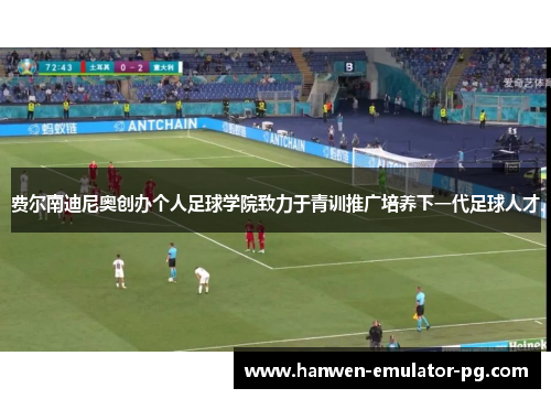 费尔南迪尼奥创办个人足球学院致力于青训推广培养下一代足球人才